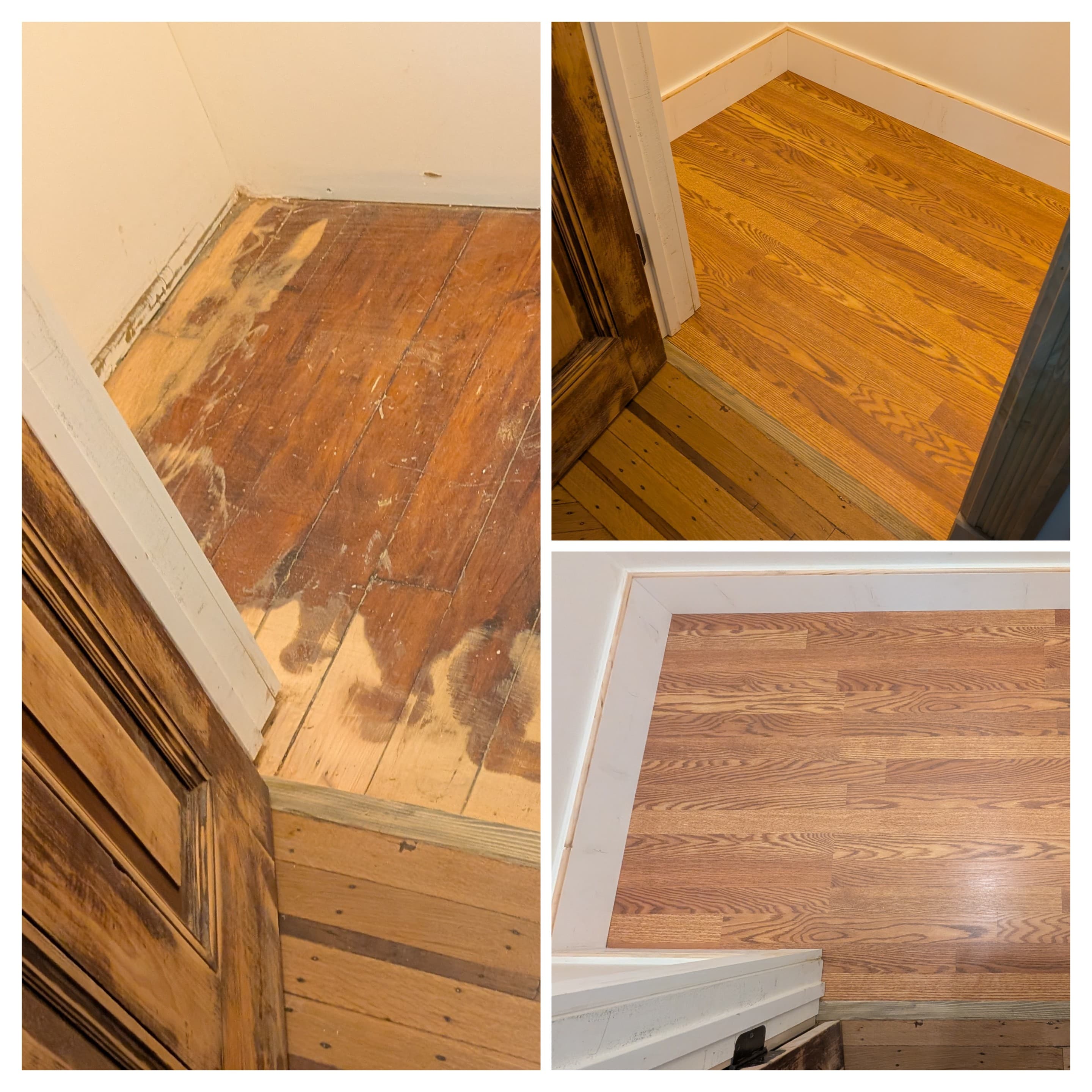 Hardwood floor restoration – before and after by Mikey Builds NYC